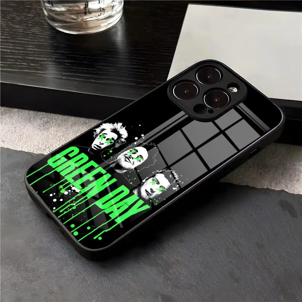 G-Green Dagband Telefoonhoesje voor IPhone 17 Air 16 E Pro Max 15 14 13 Mini 12 Pro 11 Max Plus Zwart Glas Cover