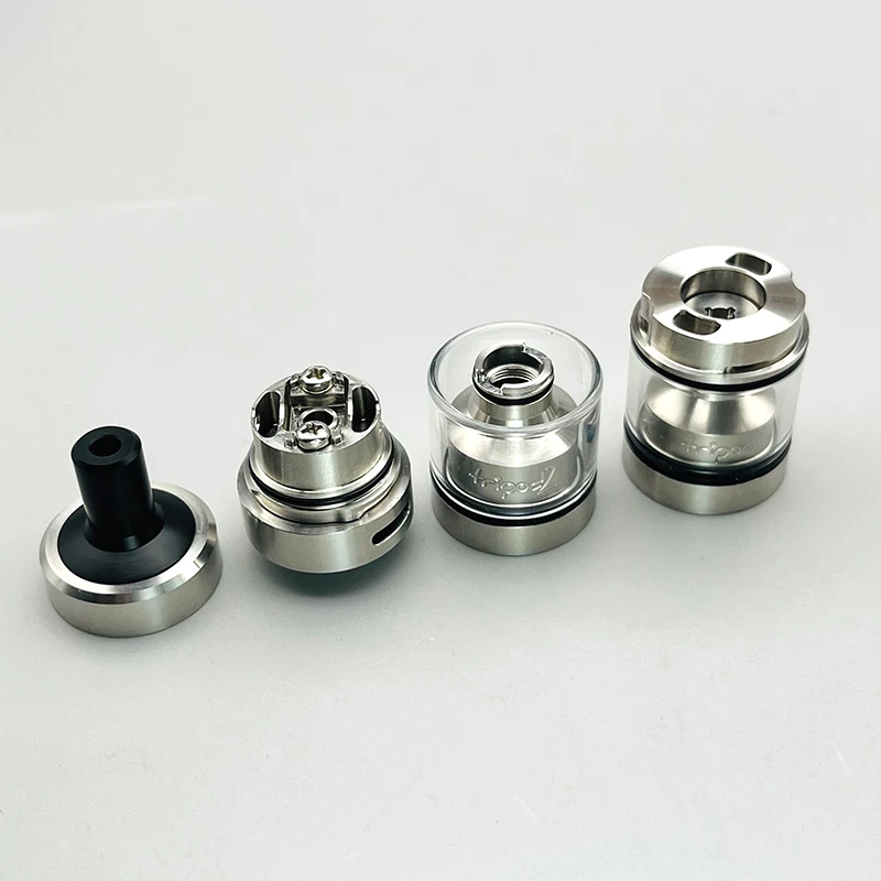 DSX vape ترايبود 2 هيئة الطرق والمواصلات MTL/DL البخاخة 316ss 22 مللي متر 2.8 مللي ملء لفائف واحدة قابلة لإعادة البناء خزان مع 10 قطعة دبابيس الهواء