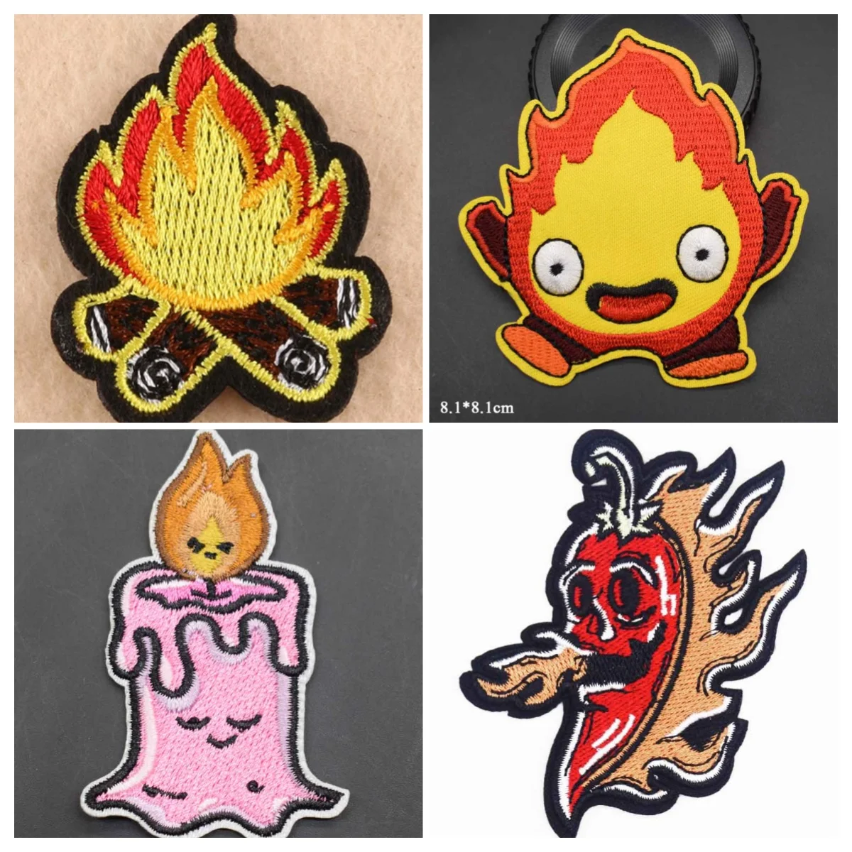 Similar Anthropomorphic Fire Iron on Embroidered Cloth Futuramas Patch For Girls Boys Man Clothes Apparel Garment Accessories