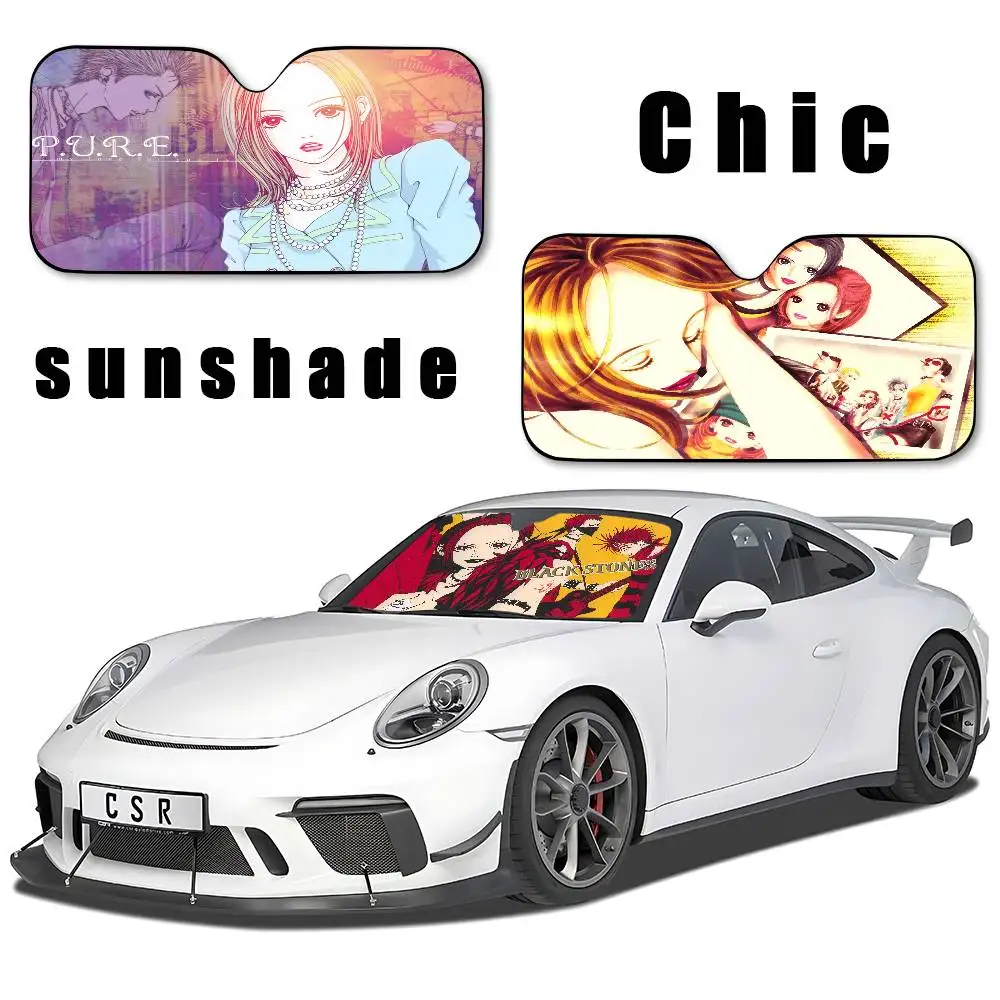 NANA スタイリッシュでトレンディなフロントガラスサンシェード、車のフロントガラスカバー、車のサンシェードカーテン、車の日焼け止めカバー