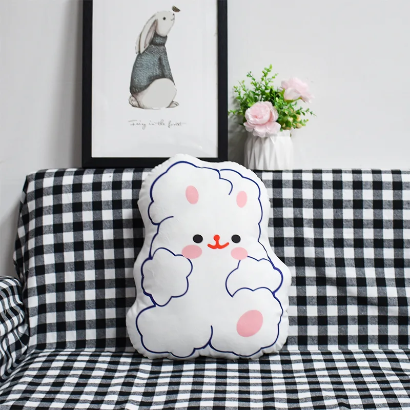 Custom Plush Pillow Case Cheap Wholesale NO MOQ Anime Irregular Shaped Pillow Fabrics Made Pillowcases Covers