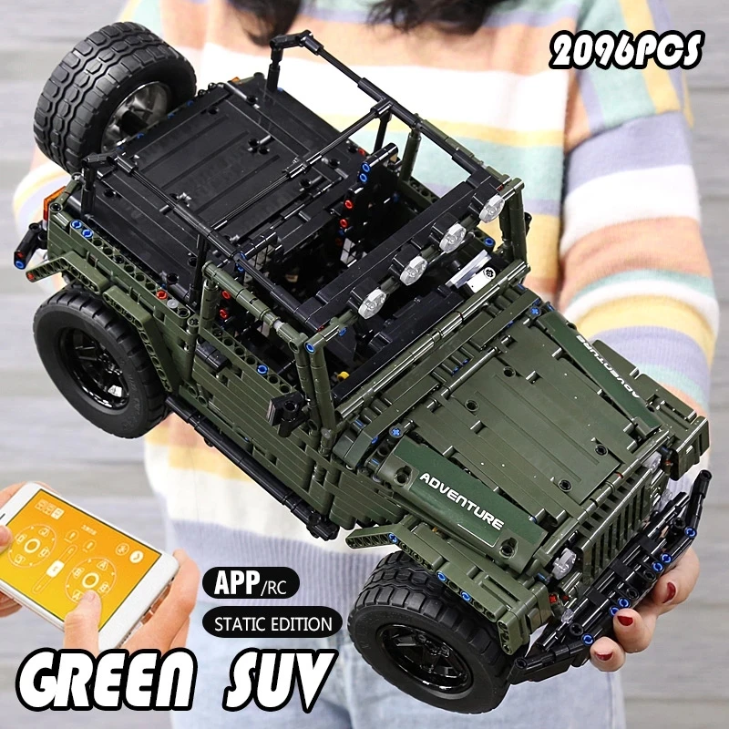 MOULD KING Off-Road Vehicl Building Block Technical  Climbing Car RC Adventure Model Bricks Bricks Toys For Kids Birthday Gifts