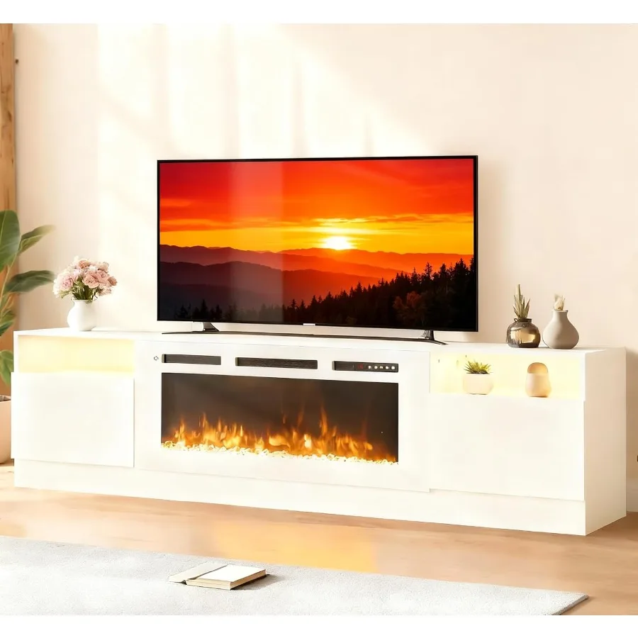 70" Fireplace Tv St… - image