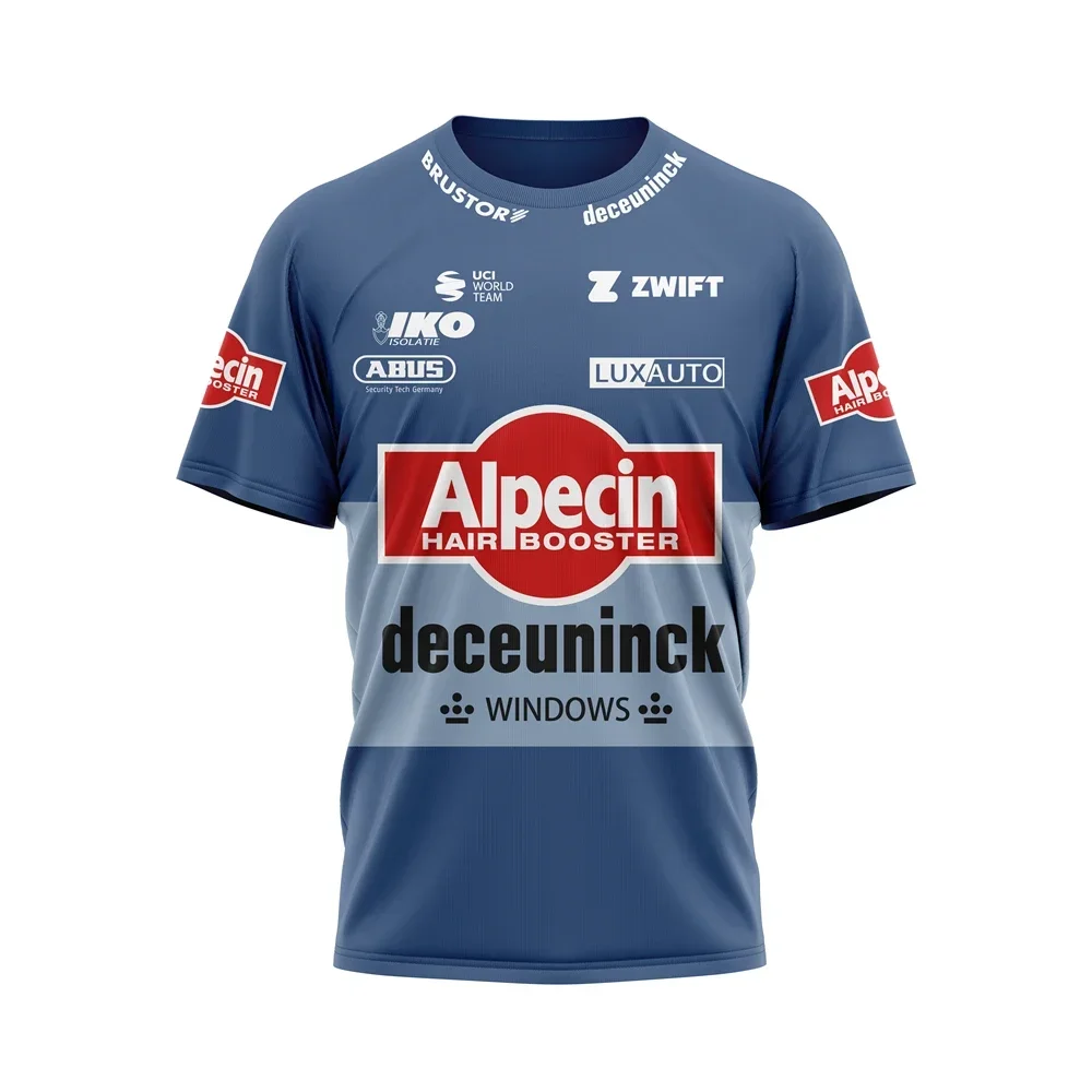 

Спортивные соревнования на открытом воздухе Tour de France, мужская 3D новая летняя женская и детская футболка DECEUNINCK Team 2025, велосипедный трикотаж, одежда, футболка