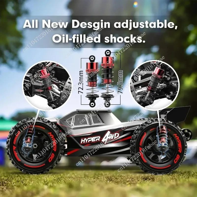 Electric - Powered High - Speed RC,H14BM 1/14 Brushless RC Cars for Adults. Fast (50 Mph), 4wd Off - Road, Waterproof RC Trucks