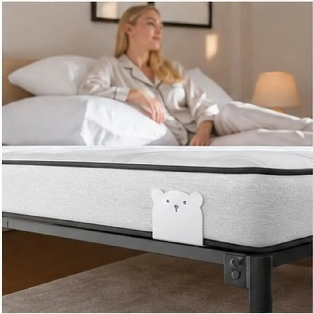 2Pcs Mattress Slide Stopper Anti-Slip Mattress Gripper for Metal Bed Frame Secure Hold Prevent Sliding in Bedrooms Tatami Rooms