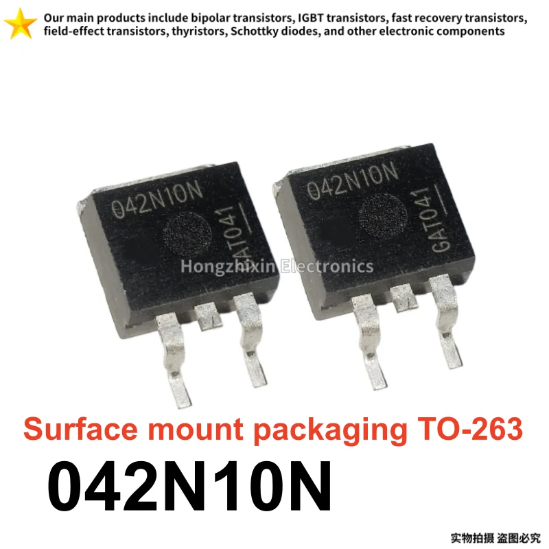 

N-канальный MOSFET IPB042N10N3G 10 шт. 042N10N IPB042N10N TO-263 100В 100А