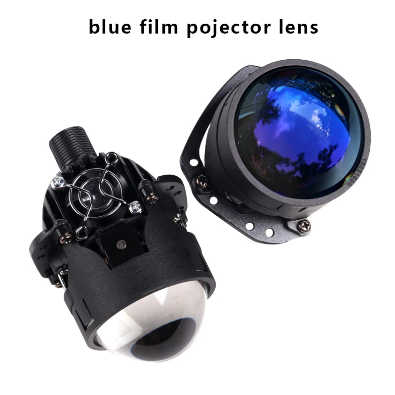 2.5 Inch S8 Bi Led Blue Projector Lens 45W 6000K Automotive H4 H7 Led Headlights for Car Motorcycle Accessory High Low Beam