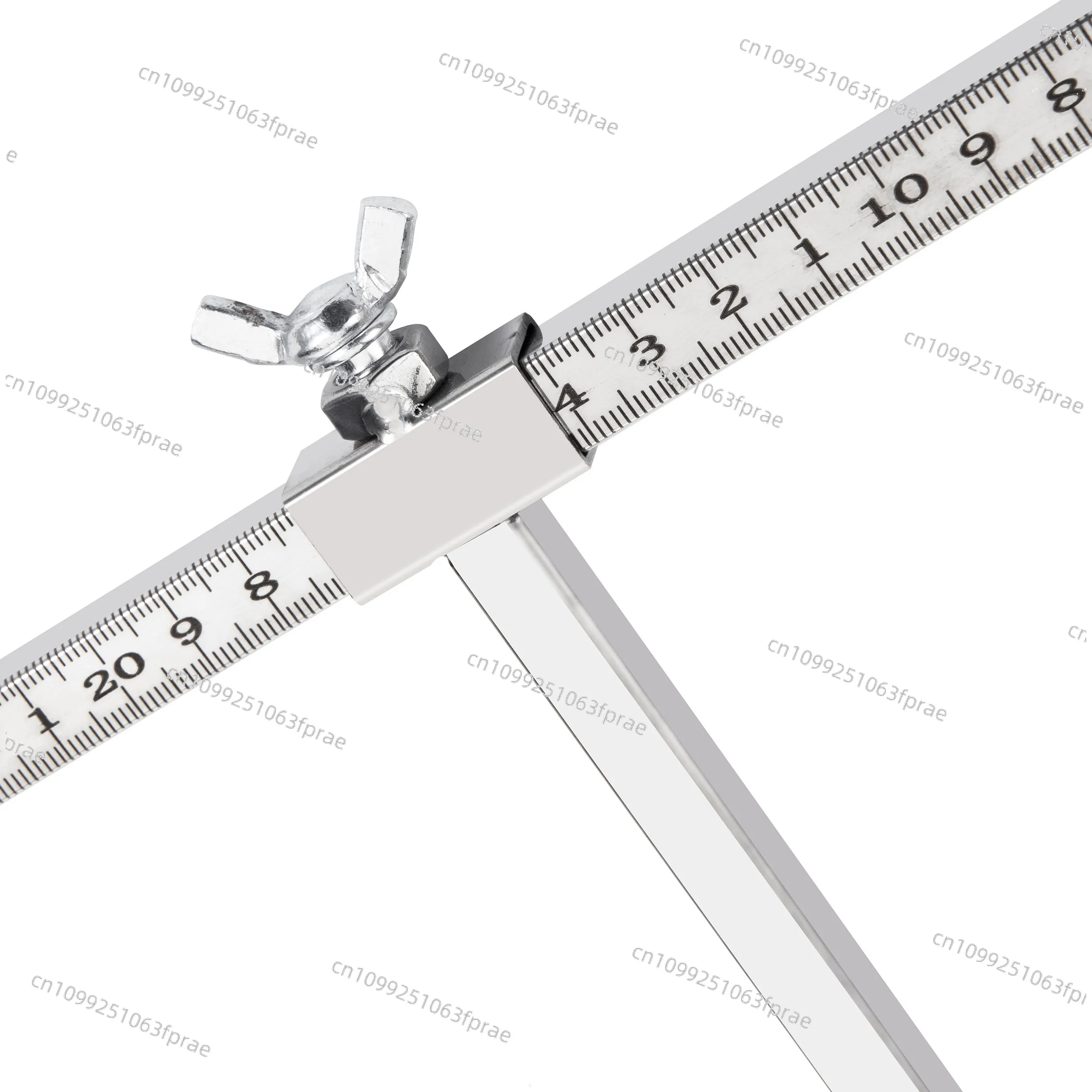 tainless Steel 2D Measuring Ruler, Auto Body Frame Beam Calibration Gauge Car Sheet Metal Inspection Repair Tools