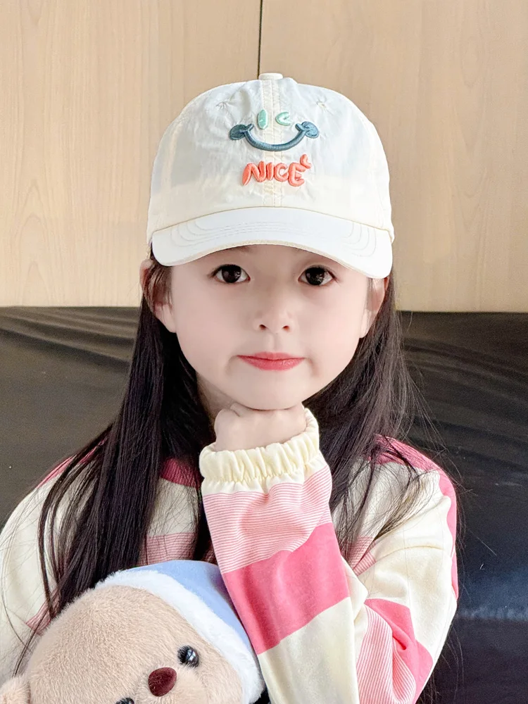 

Children's Baseball Cap Spring Autumn ex Thin Qui Dry Sun Protection Hat New 2025 Baby Sli Dubill Cap Casual Cartoon