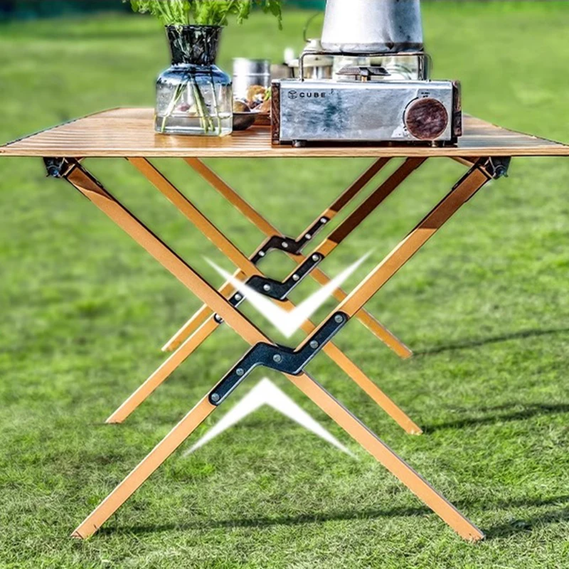 Camping Gear Picnic Outdoor Tables Garden Hiking Table Camping Coffee Outdoor Tables Wooden Dining Furniture Muebles Hogar FYOT