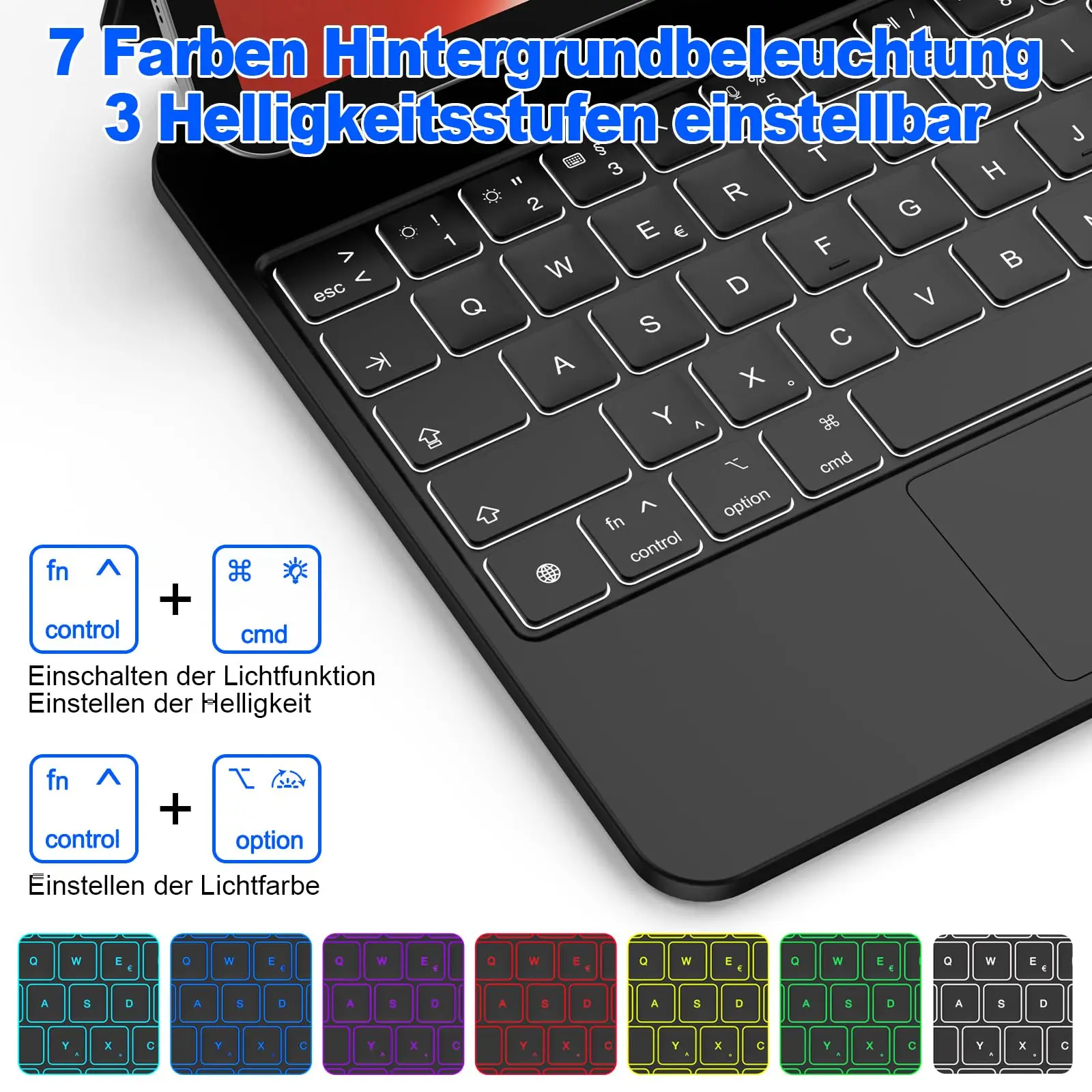 Magic Keyboard for iPad iPad Pro 11 inch 2024 M4 case for iPad Pro 11 Air 4 Air 5 10.9 for iPad 10th generation case 아이패드 케이스