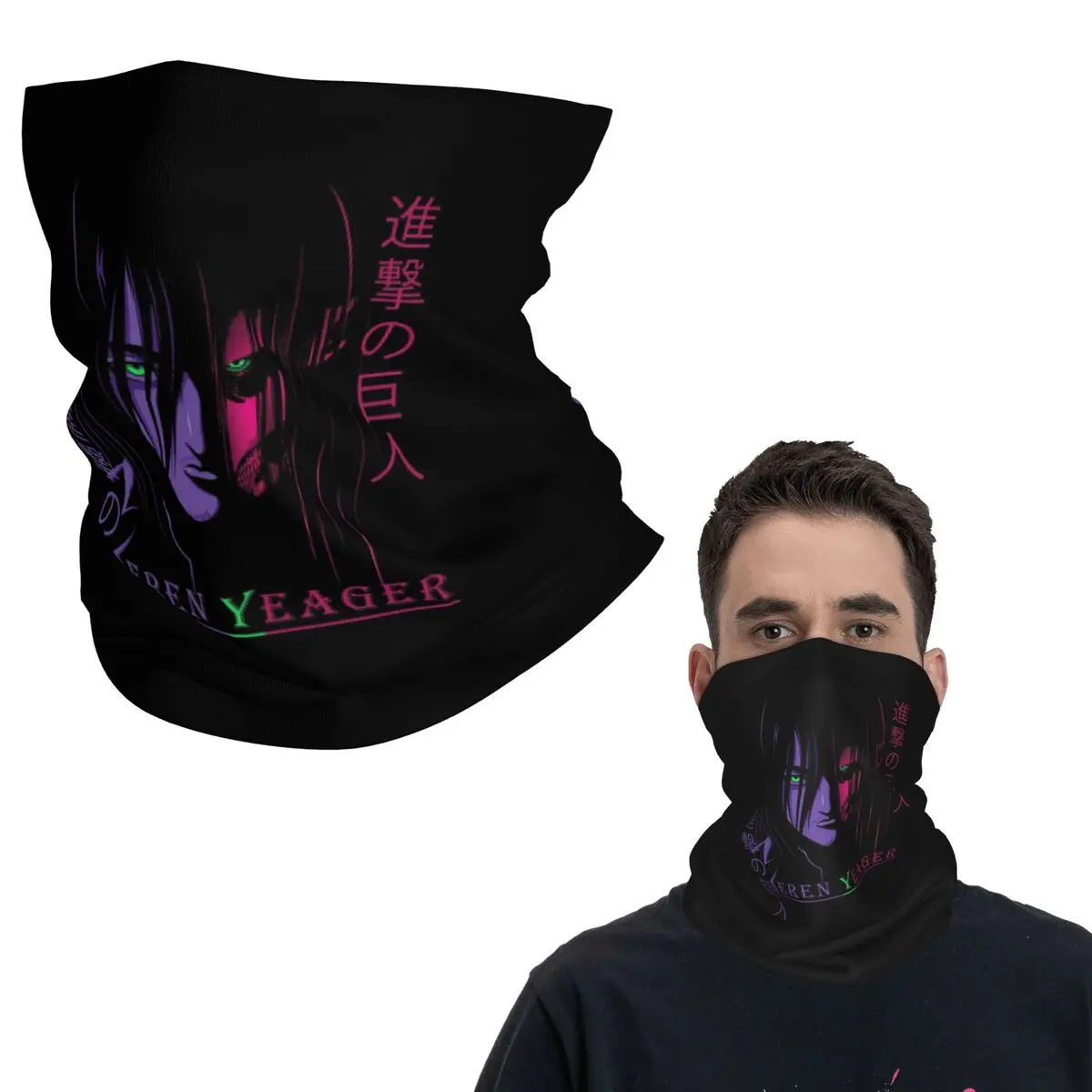 attack-on-titan-zeke-yeager-bandana-pescoco-gaiter-impresso-mascara-cachecol-multifuncional-mascara-facial-unissex-adulto-respiravel