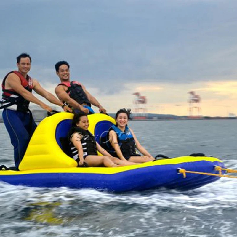 Wholesale of 6-person inflatable travel vehicles, boats, skiing tubes, water sports toys for towing