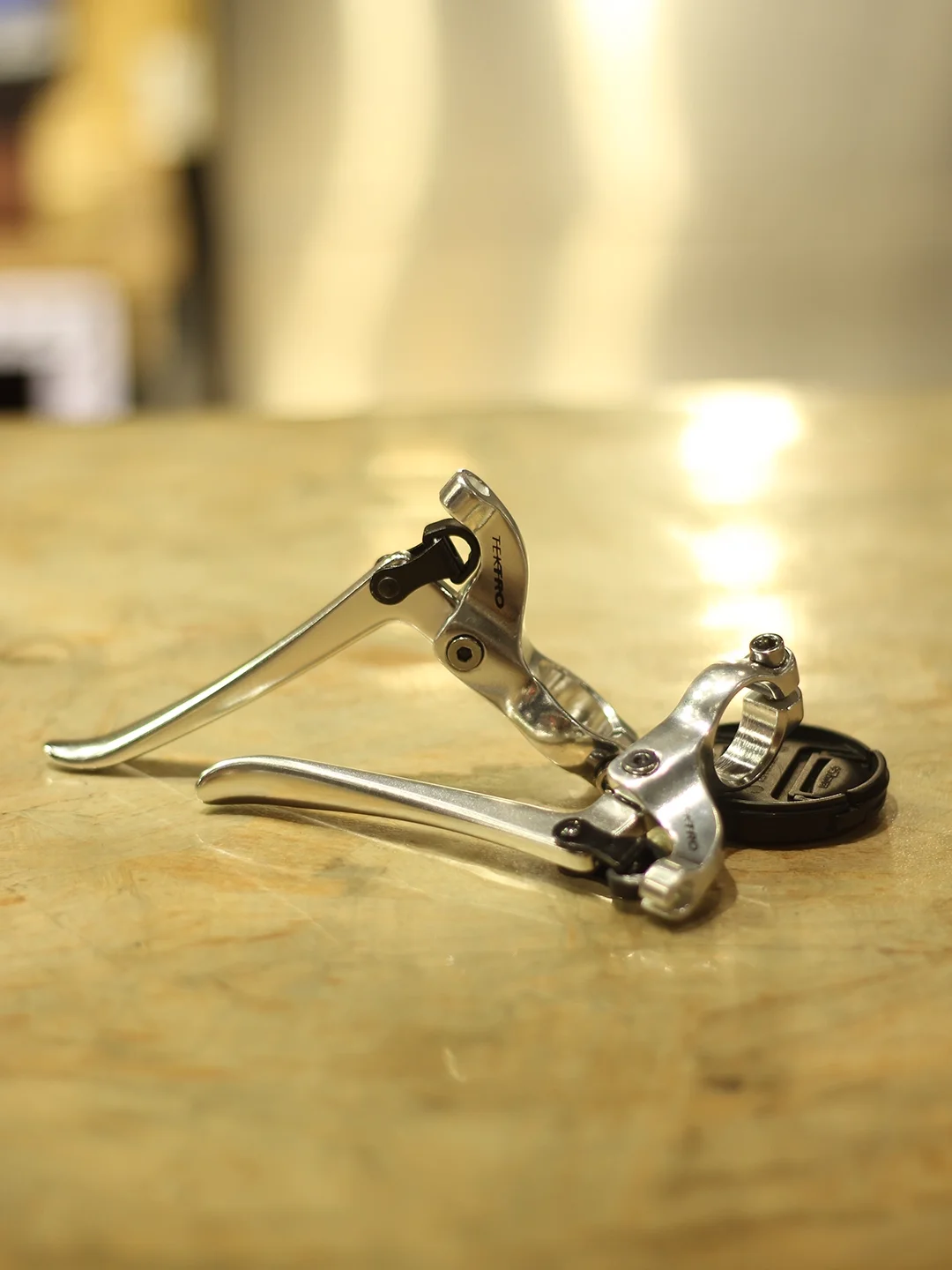 

1 пара для плоских стержней Tektro FL750, 22,2 мм, радиочастотные тормозные рычаги для односкоростного Canti/Calliper