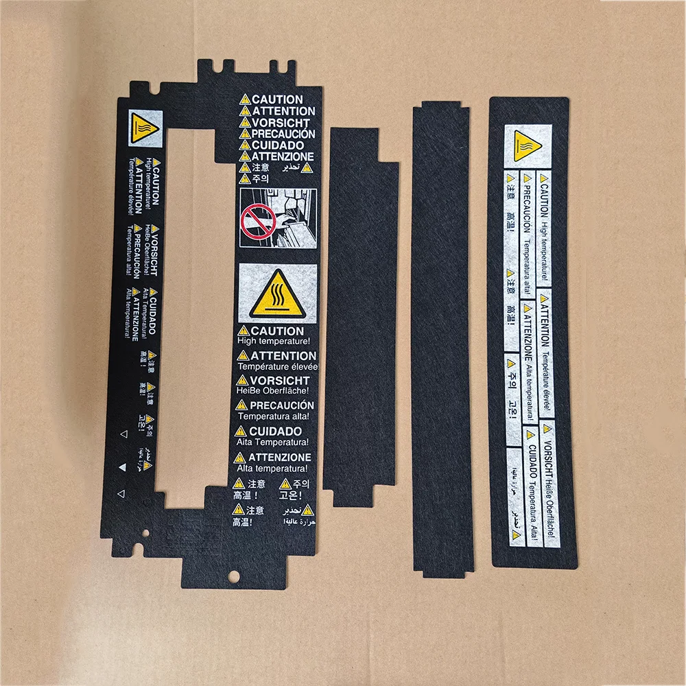 High Quality Fuser Unit Label for Konica Minolta Bizhub PRESS C6000 C7000 Fuser Unit Sticker Thermal Insulation Pad Felt