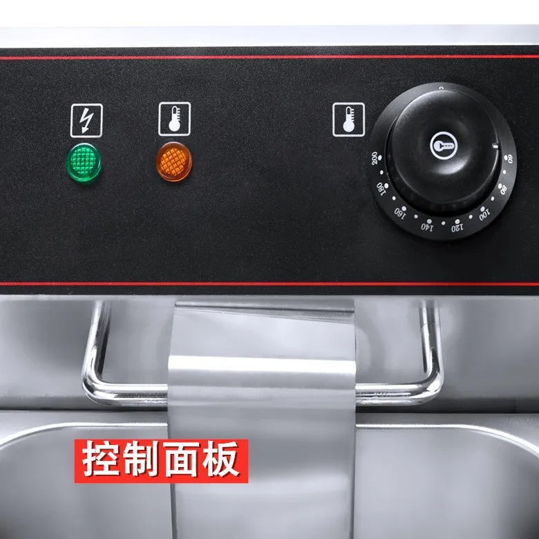 Churros Machine Snack Food Processing Equipment Single Tank Fryer, Thickened, Fried Dough Sticks, Chicken Ribs & French Fries