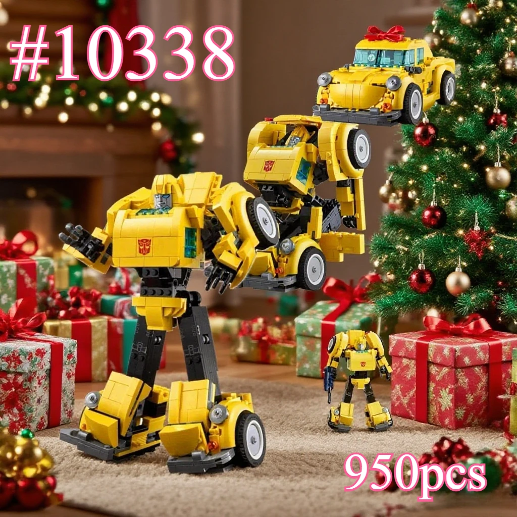 MINISO محول روبوت 10388 مجموعات اللبنات متوافقة مع جزيئات Legoed مناسبة لهدايا عيد الميلاد 10338 قطعة #1