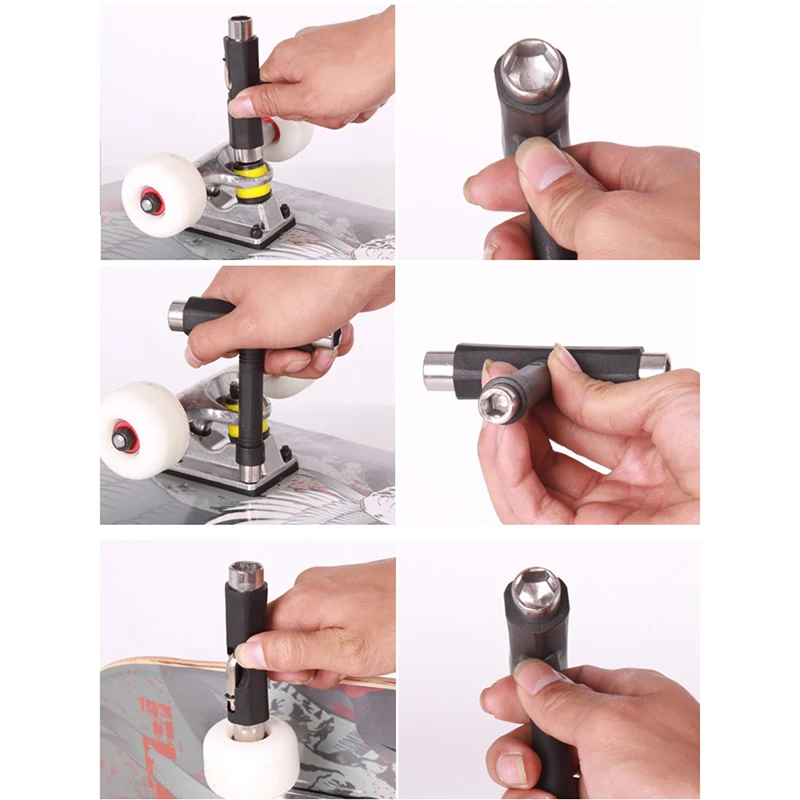 Skateboard Roller Skate T TOOL MultiFunction All In One Wrench repair tool