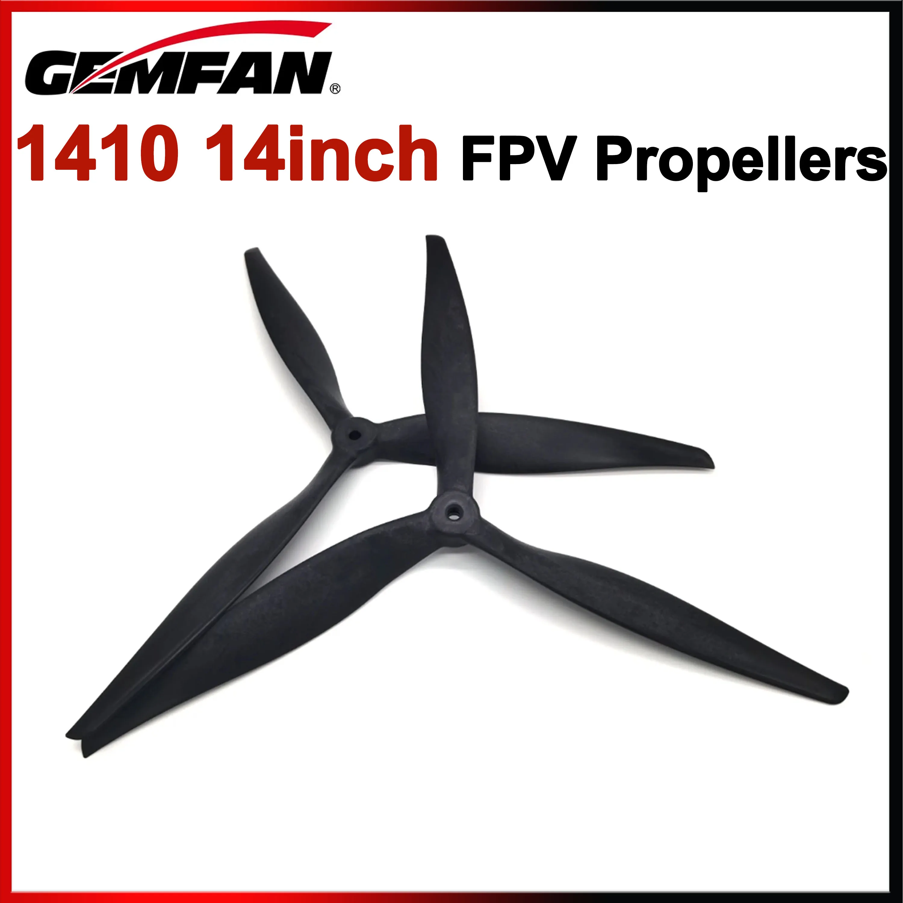 GEMFAN 1410 14-calowe 3-łopatowe śmigło z wzmocnionego włókna szklanego i nylonu, 2CW 2CCW, do silnika RC 4218, drona FPV, multicoptera, cineliftera