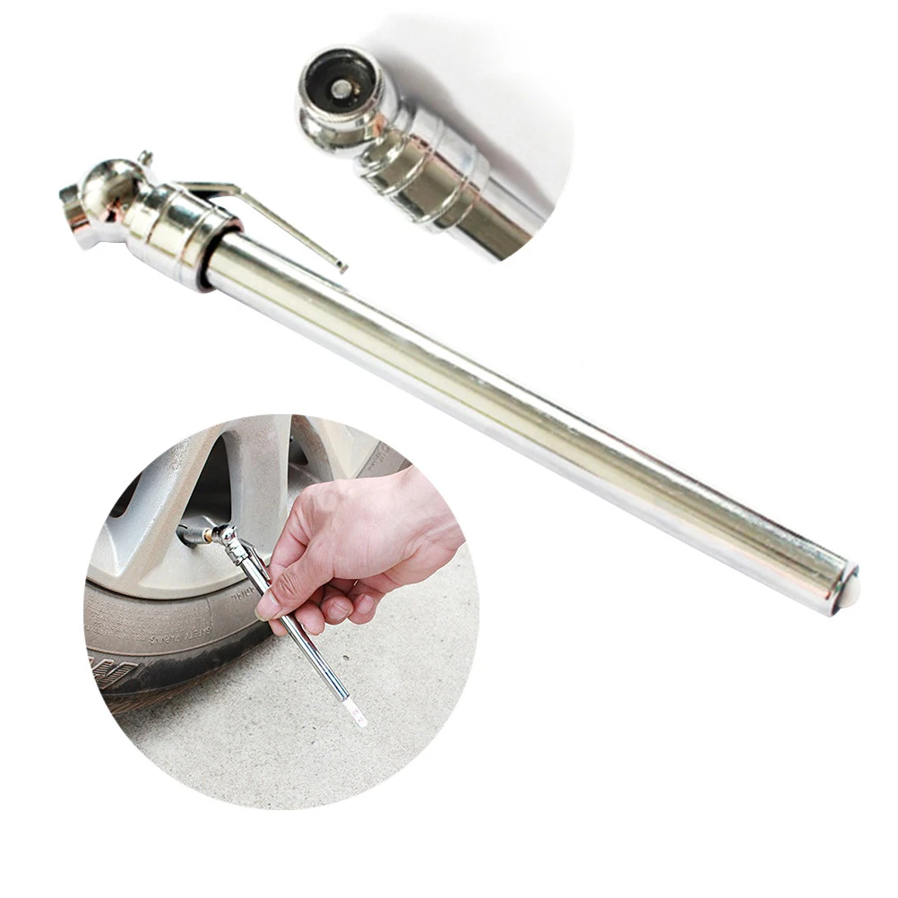 

4pcs Tire Pressure Pencil Gauge Auto Car Pen Alloy Tip Precise Testing Tool Portable Pocket Size For Safe Driving