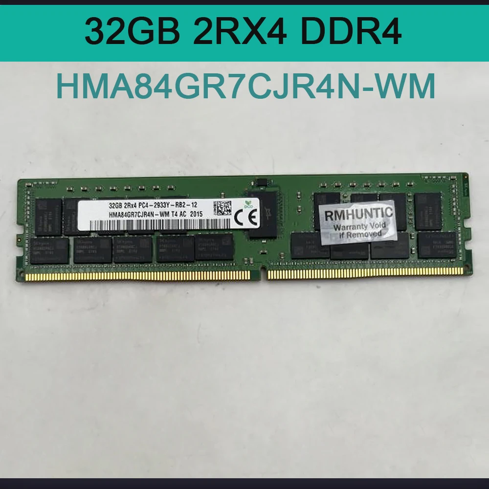 1 PCS Memory For SK Hynix RAM 32G 32GB 2RX4 PC4-2933Y-RB2 DDR4 HMA84GR7CJR4N-WM