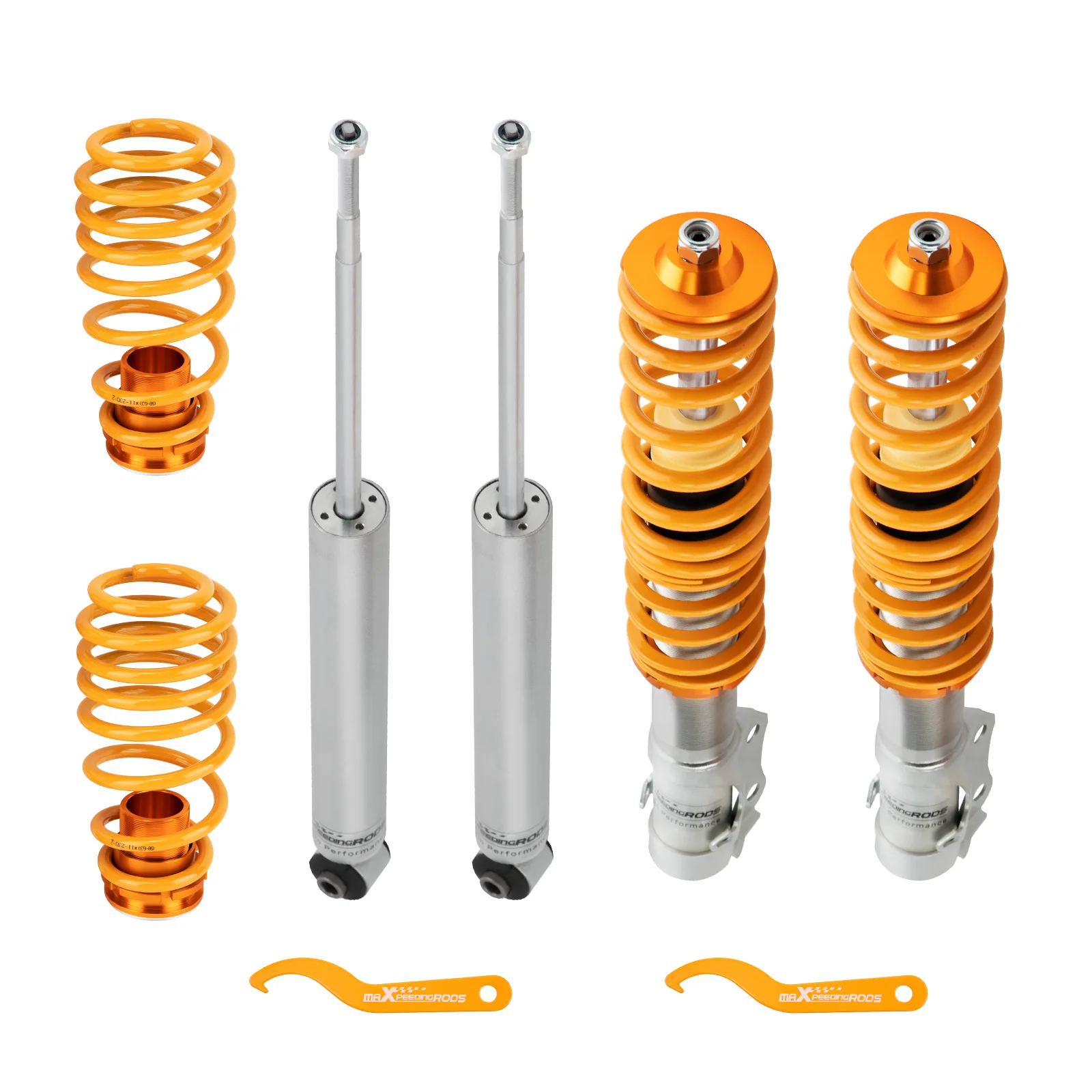 Full Set Coilovers for VW LUPO 6X + SEAT AROSA 6H Adjustable Coil Over Suspension 98–05