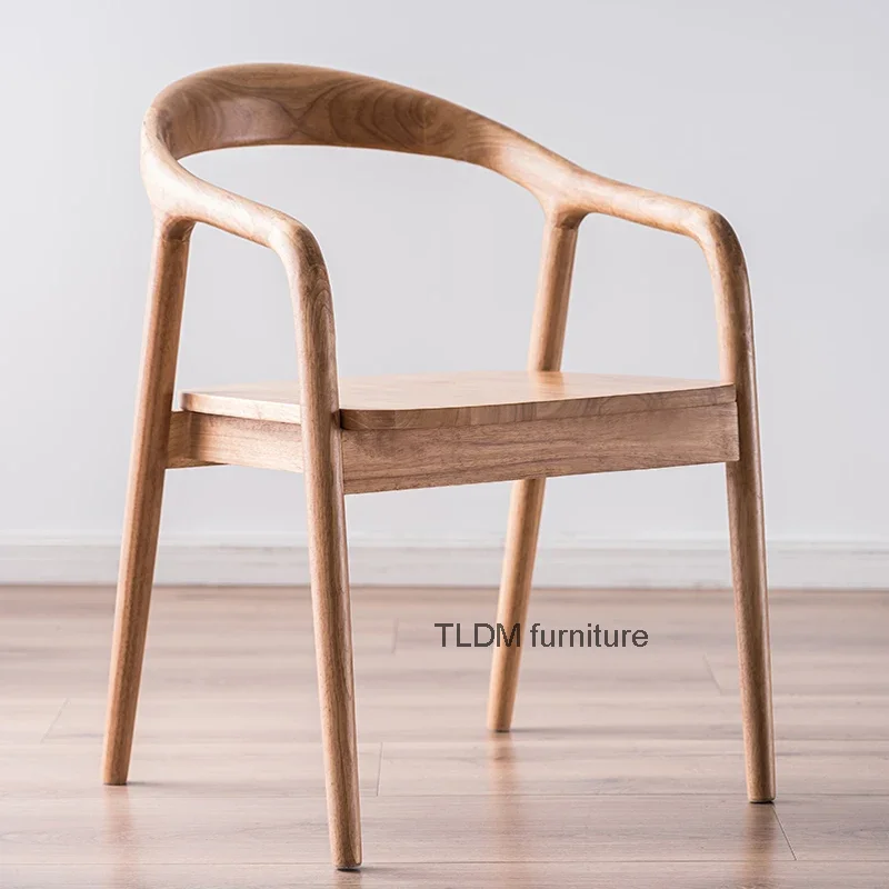 Elegant Accent Eetkamerstoelen Houten Scandinavisch Design Kantoor Mobiele Keuken Ergonomische Stoel Helder Muebles Para Hogar Huismeubilair