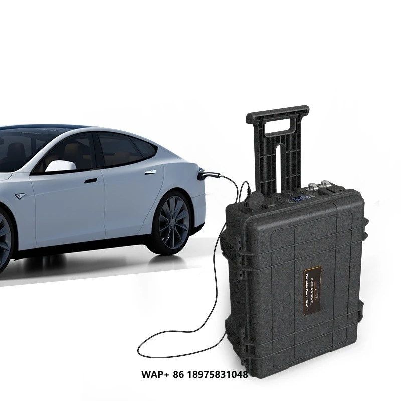 Super Capacity 6KWH Battery Power Storage All-in-One Portable 3KW Solar Power Station for Electric Cars MPPT Controller