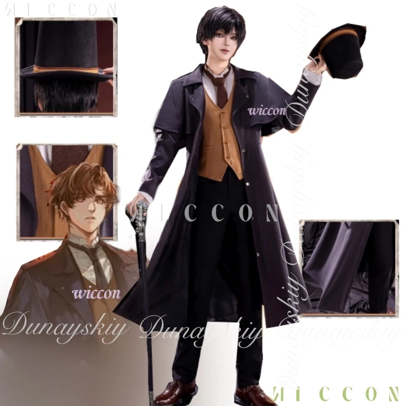Halloween Costumes Lord of Mysteries Anime Klein Moretti Cosplay With European-style Men's Suit Tarot Adult Women disfraz 2175
