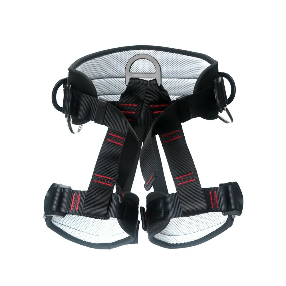 

1Pcs Safety Belt Climbing Half-Body Harness Mountaineering Expansion Belt Rappelling Harness Outdoor Safety Downhill
