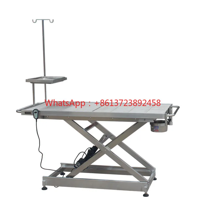 

Veterinary surgery Electric operating table Unilateral tilt with heater