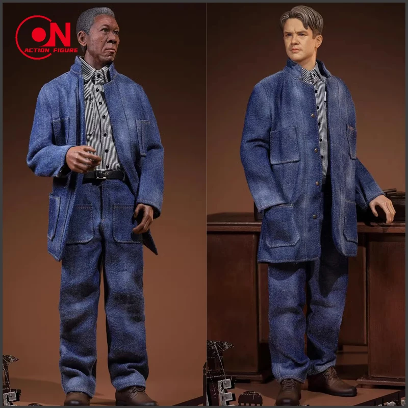 PRESENT TOYS PT-sp28 1/6 Male Soldier Shawshank Twin Redemption Set Denim Costume Full Set 12'' Action Figure Toy For Collection