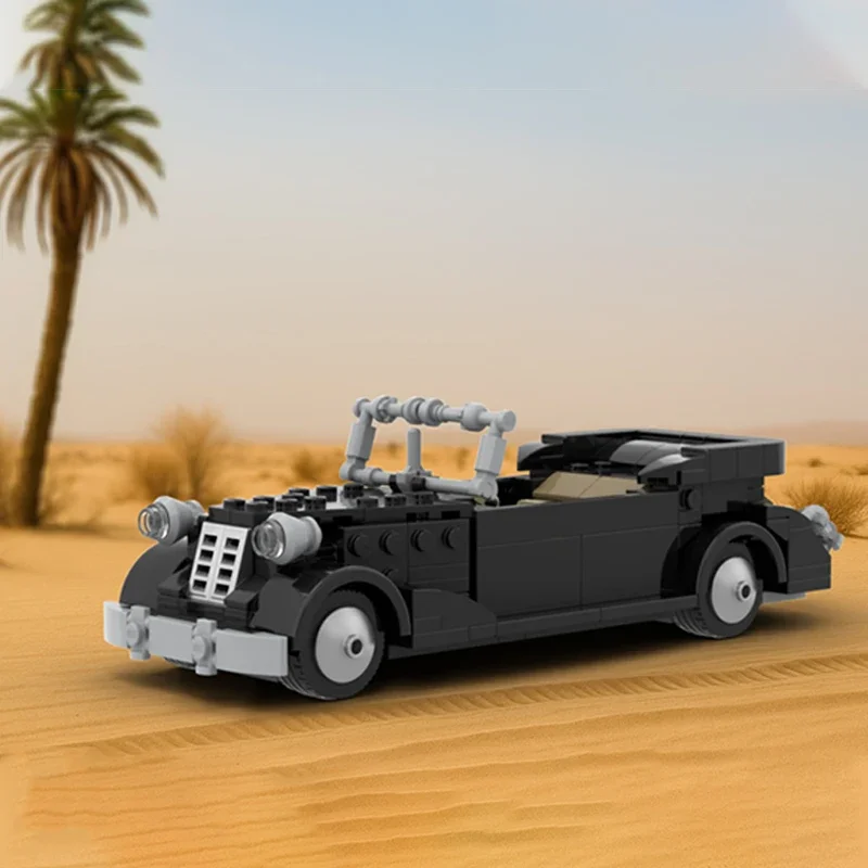 

278pcs MOC 1937 Mercedeser Benzss 320 Indianaes Jones Building Blocks Spark Creativity In Christmas Building Gift For Kids