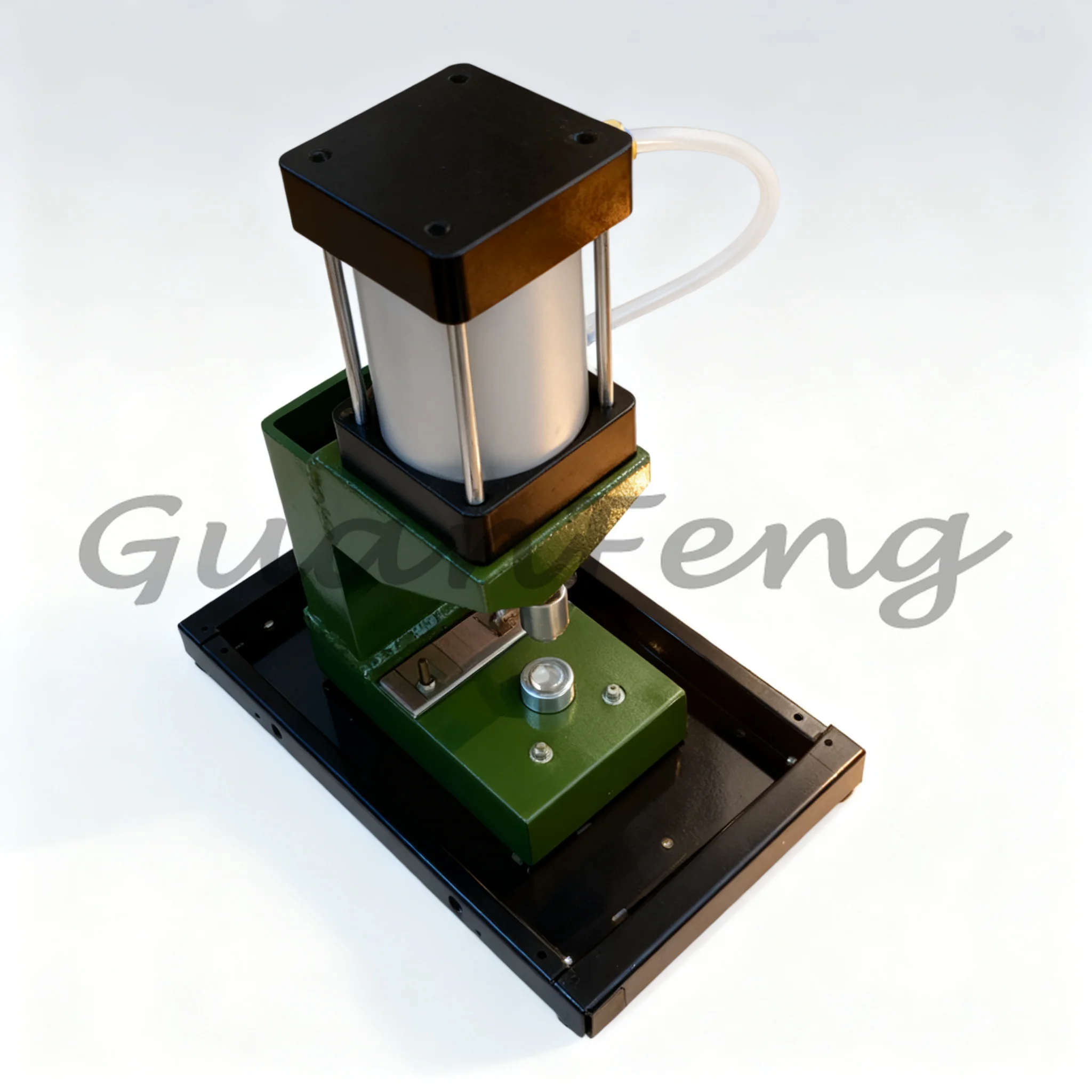 Pneumatic Grommet Puncher KT Board Inkjet Fabric Eyelet Punching Machine for Advertising