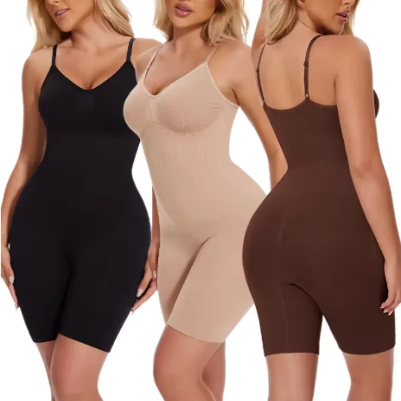 

Боди Корректирующее белье Женская майка с контролем живота Формирователь всего тела Шорты против натирания Тренажер для похудения Талии Подтягиватель ягодиц