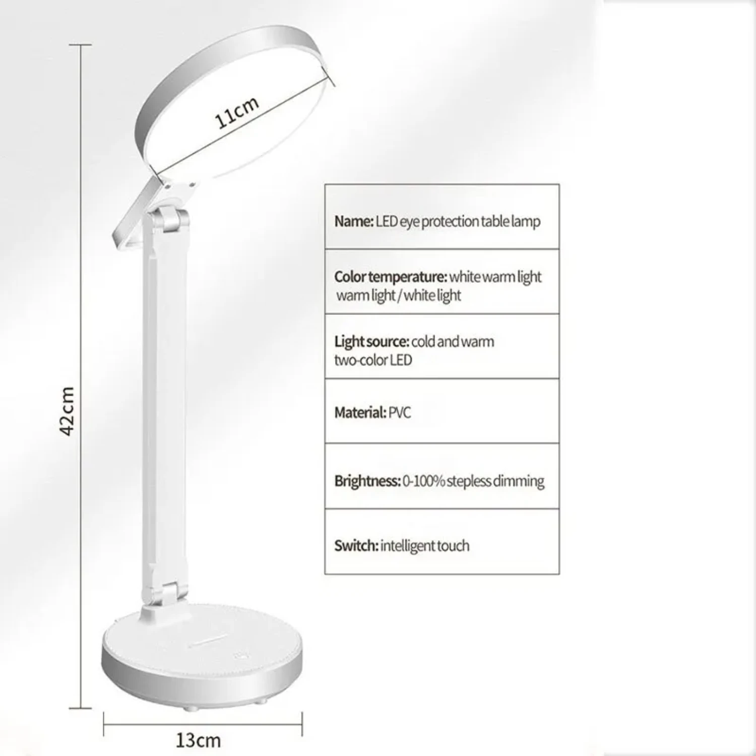 LED Desk Lamp para crianças, proteção para os olhos, USB, aprendizagem, dormitório, quarto, leitura de cabeceira, luz noturna, novo