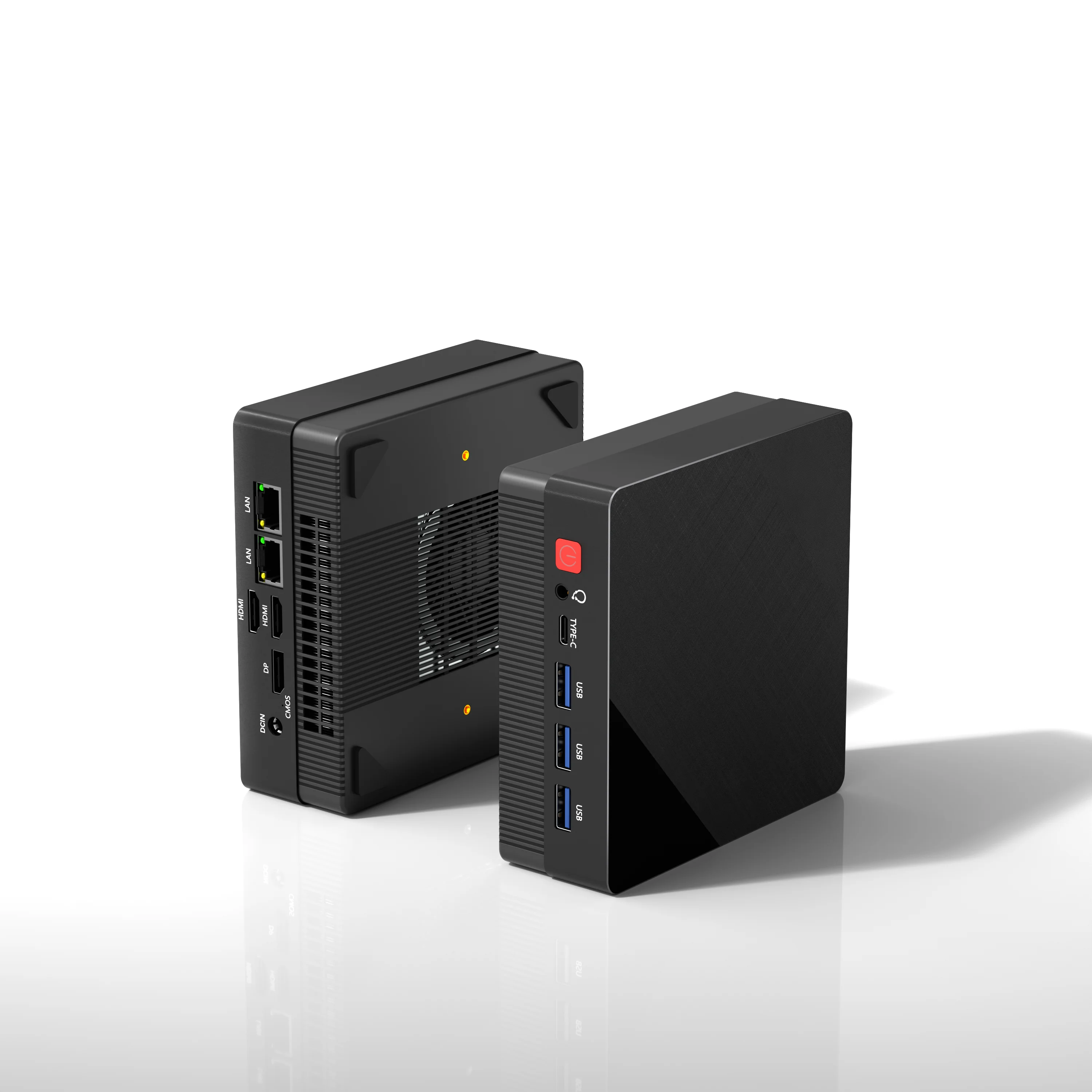 TexHoo AMD R5-4500U Desktop Mini PC 6-core 6-thread Computer 16GB DDR4 512G PCIe 3.0 SSD WiFi 6 BT5.2 Mini PC Computer