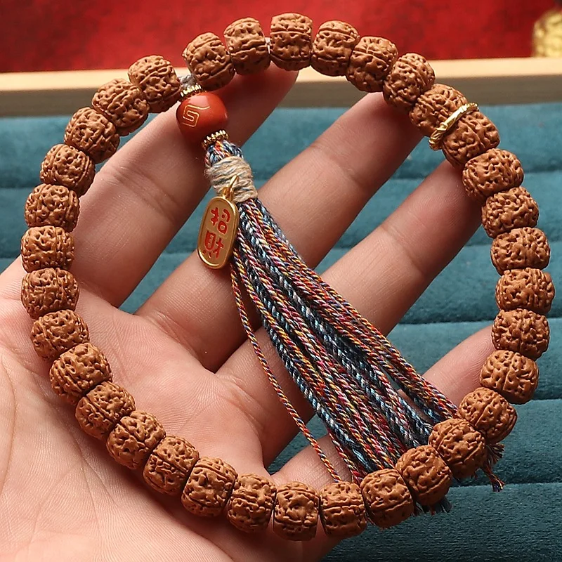 

Tibetan Style Tree King Small Vajra Bodhi Straight Cut Bead Bracelet Handheld Buddhist Prayer Beads For Men And Women Gift Set