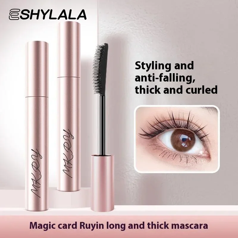 กันน้ํา Long Lasting Silky Lash สีดําสีน้ําตาลขนตายาวมาสคาร่า Eyelashes Extension Beauty Eye Make Up เครื่องสําอางค์