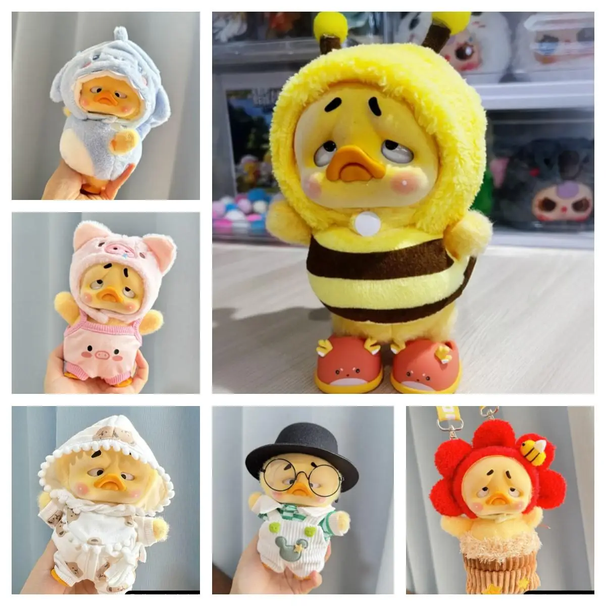 Clothes only for Annoying Duck Upset Duck Plush Series Clothes Small Yellow Duck Doll Accessories