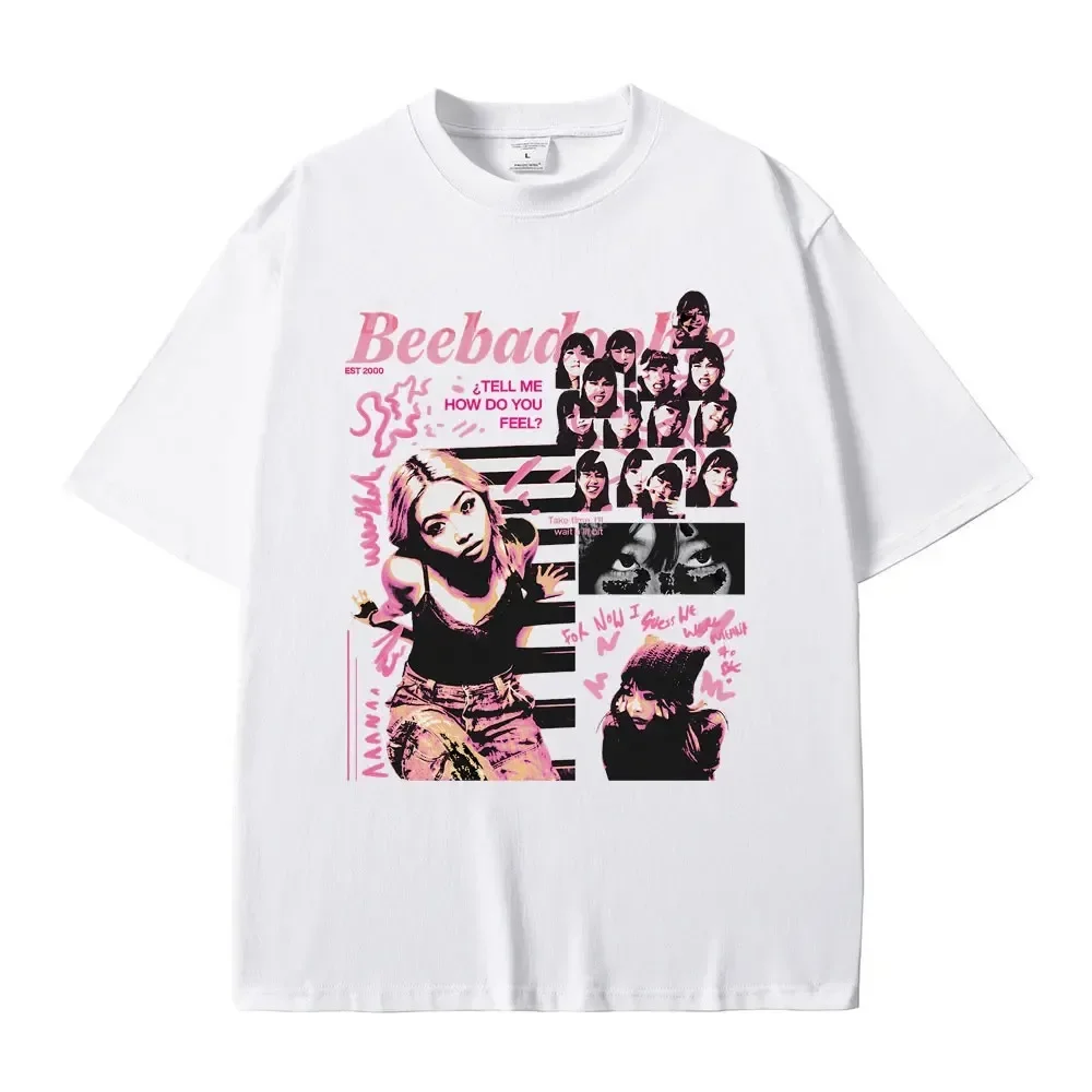 

Album Print T-shirt Men's Fashion Casual Solid Color Simple Crewneck T-shirt Men's and Women's High Quality Cotton Short Sleeves