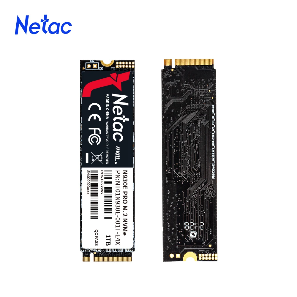 Netac NVMe SSD 1TB M2 NVMe SSD 128GB 256GB 512GB SSD Hard Disk M.2