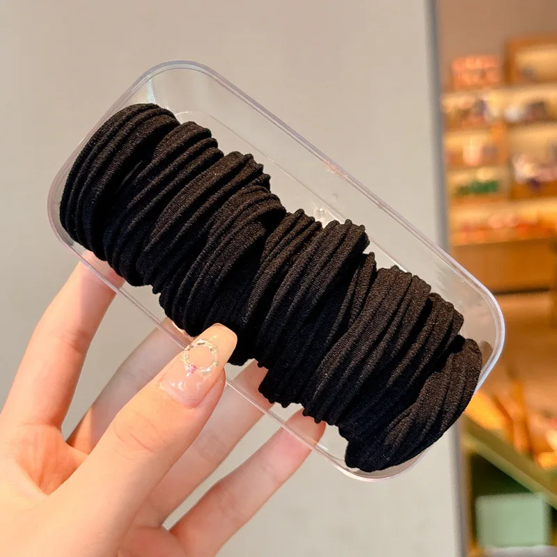 

Коричневая резинка для волос для женщин, веревка для волос с высоким хвостом, прочная резинка для волос, новая модель лета 2025, высокоэластичная веревка для волос для взрослых