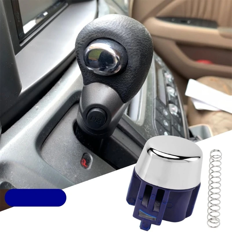 Easy Installation Replacement Transmission Shifter Knob Button with Spring 54132SHJA01 Enhances Driving Experience D7YA