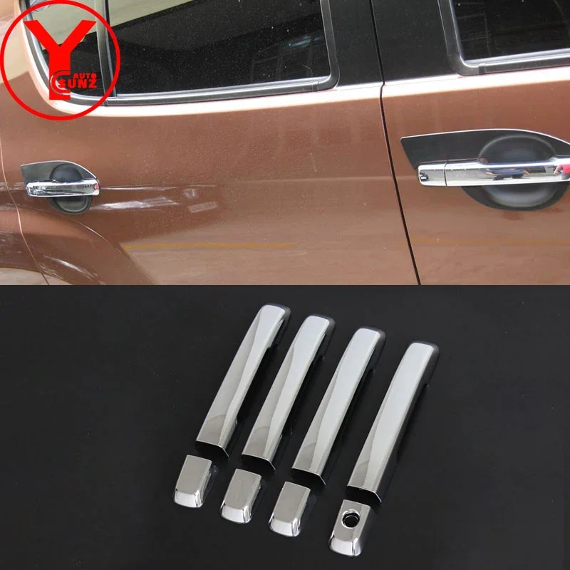 

chrome door handle protector For isuzu mux 2013-2019 2015 2016 2018 ABS car parts for isuzu dmax 2012-2017 accessories YCSUNZ
