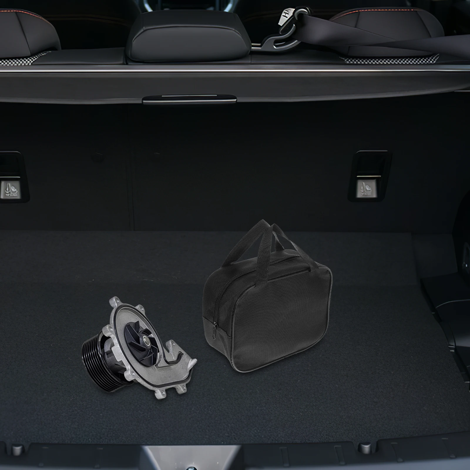 ถุงลมนิรภัยสําหรับ Inflator รถกันน้ํากรณียางปั๊ม Carrier เครื่องมือ Organizer กระเป๋าแบบพกพาน้ําหนักเบาออกแบบรถท่องเที่ยว