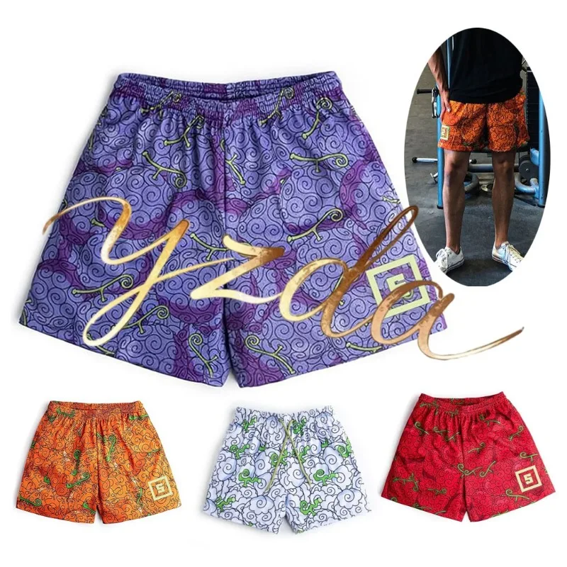 

One Piece Devil Fruit Cartoon Anime Shorts Men and Women Sports Casual Role Playing Children Adult 3D Printing