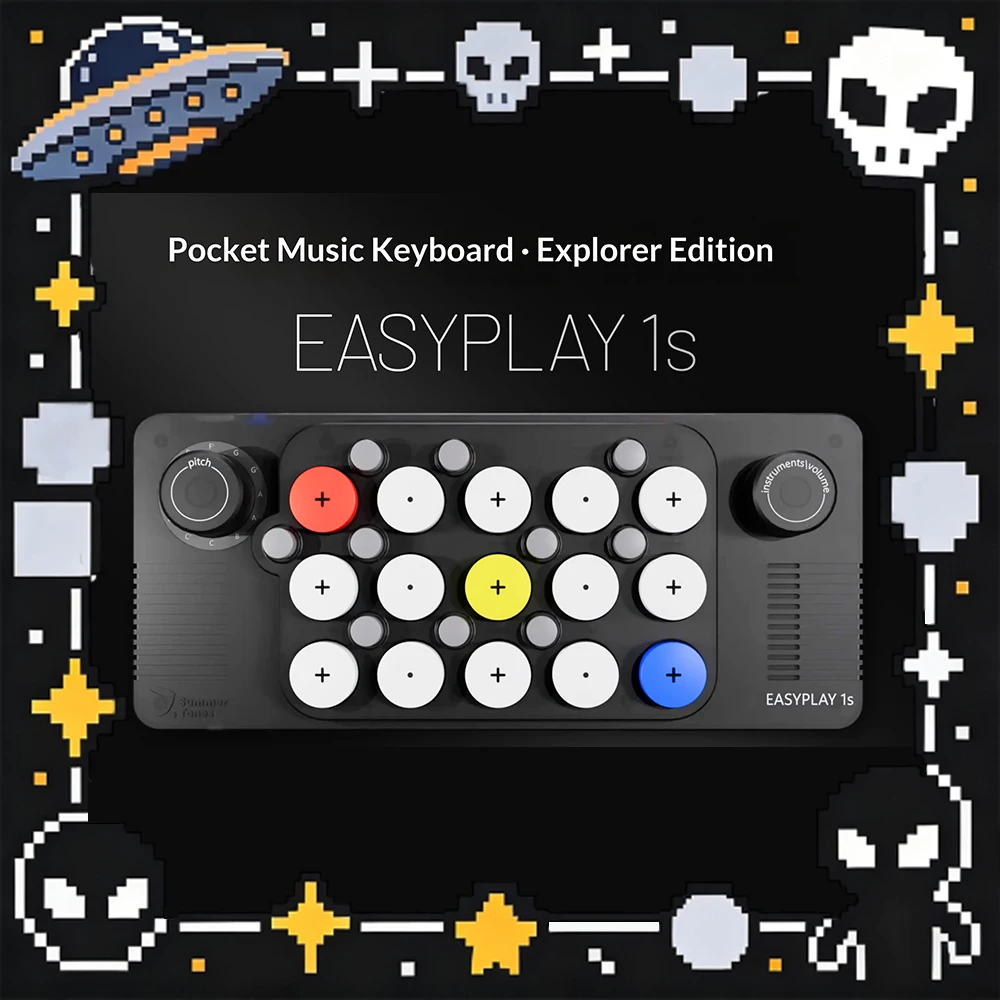 Cubyfun dzq5481 Music Keyboard 25 Kinds Of Musical Instrument Timbre Can Be Selected Entertainment Keyboard Pc Accessories Gifts