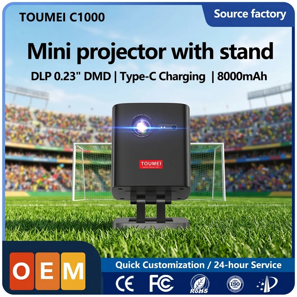 ODM OEM Mini Direct Factory Android Smart Rechargeable Battery Movie Projectors For Customizable Logo